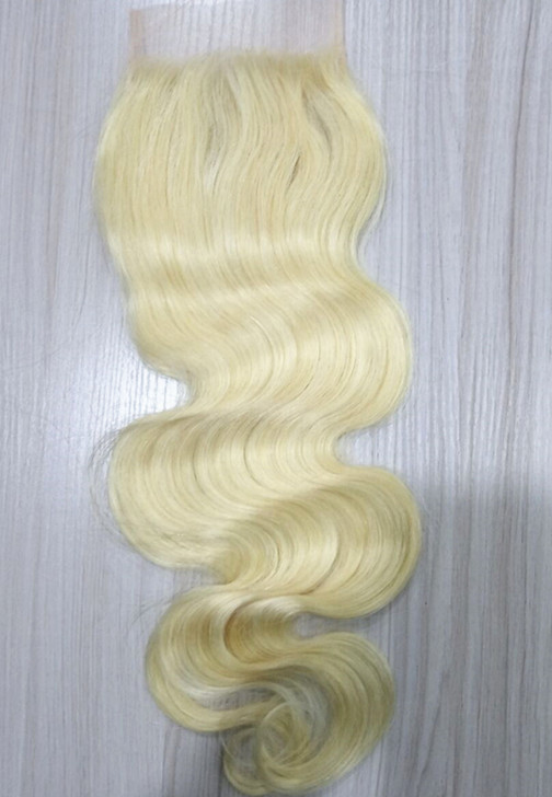 Blonde hair weft body wave remy human hair bundles YL293